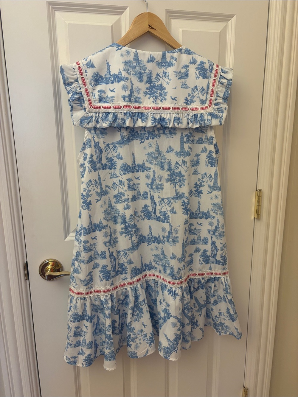 All American Girl toile mini dress - Picture 2 of 6